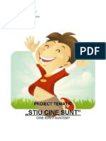 Proiect Tematic Stiu Cine Sunt GR Mijlocie