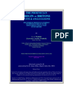 The Phoenician Origin of Britons Scots and Anglo Saxons Discovered by Phoenician and Sumerian Inscriptions in Britain by Pre Roman Briton Coins