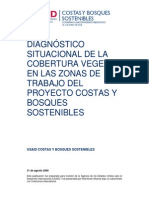 Diagnóstico Situacional de La Cobertura Vegetal en Las Zonas de Trabajo Del Proyecto Costas y Bosques Sostenibles