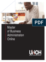 UNOH MBA Brochure