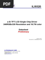 TFT 240x320 Driver ILI9320 PDF