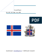 Iceland: International Business (Bus M 430) Country Analysis Research Project by Ronald Schoedel