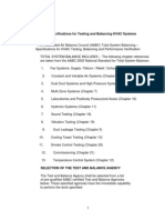 AABC Specifications For Testing and Balancing HVAC Systems: Revised February 2007