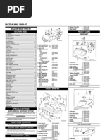 Mazda MX6 Body Parts Catalogue