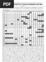 Crucigrama Influjos Geopoliticos de La Realidad Geografica Del Peru - Formato