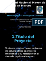 Proyecto VPH y Cancer Uterino