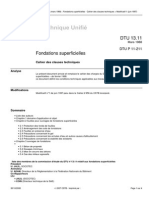 DTU 13.11 Shallow Foundation