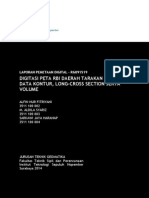 Digitasi Peta Rbi Daerah Tarakan Beserta Data Kontur, Long-Cross Section Serta Volume