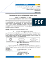 Finite Element Analysis of Elliptical Pressure Vessels