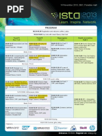 ISTA 2013 Program