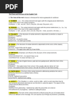 The Form and Structure of The English Verb