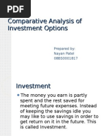 Comparative Analysis of Investment Options