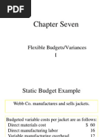 Chapter Seven: Flexible Budgets/Variances I