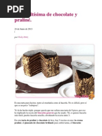 TARTA Praliné de Avellanas