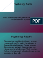 Psychology Facts