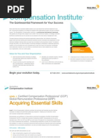 Compensation Institute Brochure