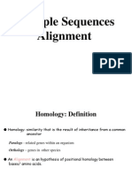 Multiple Seq Alignment