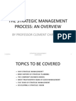 Mba Strategic Management Process An Overview