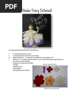 Flower Fairy Tutorial