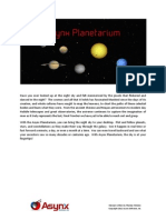 As Ynx Planetarium Manual