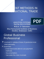 Payment Methods in International Trade