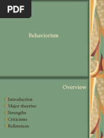 Behaviorism