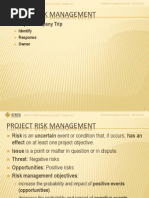 Project Risk Management: Example: Company Trip