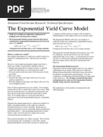 The Exponencial Yield Curve Model