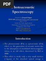 Photoacoustic Spectros