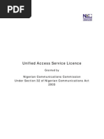 Unified Access Service License