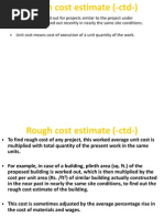 Rough Cost Estimate