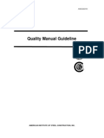 Quality Manual Guideline QC010