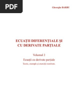 Ecuatii Cu Derivate Partiale de Ordinul Al Doilea