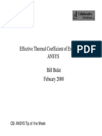 Effective Thermal Coefficient of Expansion in Ansys - by - BillBulat