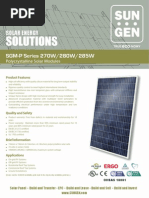 Sungen Solar SGM-P270-285