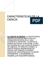 3 Caracteristicas de La Ciencia