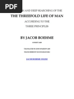 Jacob Boehme - Threefold Life of Man