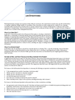 Valuation of Spin Offs and Divestiture S