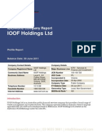 Ioof Holdings LTD: Ibisworld Company Report