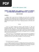 Huerta Alba Resort, Inc., Petitioner, vs. Court of Appeals and SYNDICATED MANAGEMENT GROUP, INC., Respondents