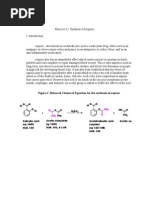 Chemistry 40 Synthesis of Aspirin (Please Edit Schematic Diagram)