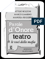 Parole D'onore Teatro - Le Voci Della Mafia