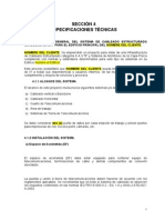 Especificaciones Tecnicas Cableado Estructruado