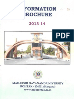 MDU Information Brochure 2013-14