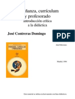 Enseñanza y Curriculum