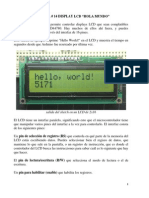 Práctica14 - Display LCD - Hola Mundo