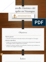 Desarrollo Histórico Del Evangelio en Nicaragua