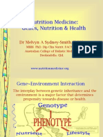 Nutrition Medicine: Genes, Nutrition & Health: DR Melvyn A Sydney-Smith. KGSJ