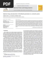 23 Optimal Sizing and Placement of Distributed Generation in A Network System