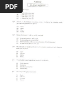 Gate Zoology MCQ Question Paper